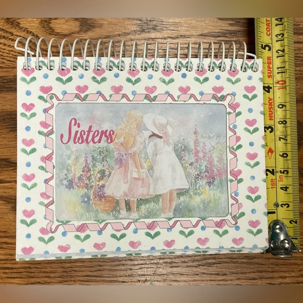 🌷👯‍♀️🗓️👯‍♀️🌷Sisters Spiral Perpetual Calendar - VINTAGE 1994 -Great Condition
